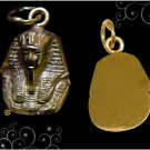 Egyptian HallMark 18 Karat Gold pendant, ancient Egypt Pharaoh's  King Tut Bust