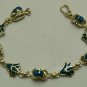 Hallmark Egyptian Pharaoh Silver Bracelet, with colorful Scarab and Lotus