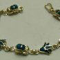 Hallmark Egyptian Pharaoh Silver Bracelet, with colorful Scarab and Lotus