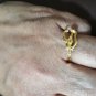Size your Egyptian 18karat gold band or ring choose your favorite style