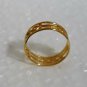 Size your Egyptian 18karat gold band or ring choose your favorite style