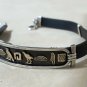 YOUR hieroglyphic NAME On Elegant Sterling Silver CARTOUCH with 18kt Gold symbol