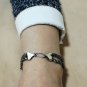Hallmark Egyptian Pharaoh Silver Cuff Bracelet, Ankh key of life, Scarab.