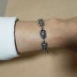 Hallmark Egyptian Pharaoh Silver Cuff Bracelet, Ankh key of life, Isis Wings.