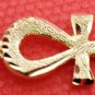 Egyptian Hall Marked 18 Karat Gold pendant, Egypt Pharao's Decor Ankh 2-3 Grams
