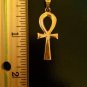 Egyptian Hall Marked 18 Karat Gold pendant, Egypt Pharao's Decor Ankh 2-3 Grams