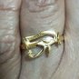 Egyptian 18 karat gold ring Ankh, Horus, Sekhmet, scarab, choose your size.