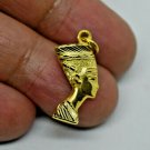 Fascinating Egypt HallMark 18 K. Gold pendant Charm Queen Nefertiti 2