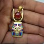 Elegant Egyptian 18 karat gold Pharao Goddess Hathor Decorated With Precious g.s