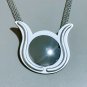 Amulet Isis, Hathor, The Sun goddess 925 Silver Necklace or bracelet.