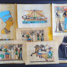 LOT OF 100  Egyptian Papyrus Handmade Paint FROM EGYPT Size 20x30 Cm.