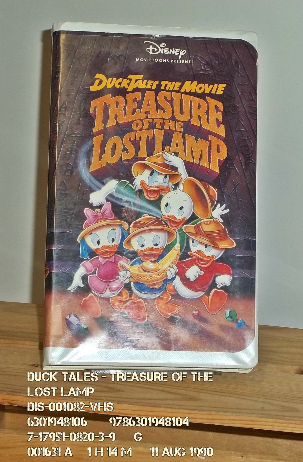 VHS - DUCKTALES - TREASURE OF THE LOST LAMP