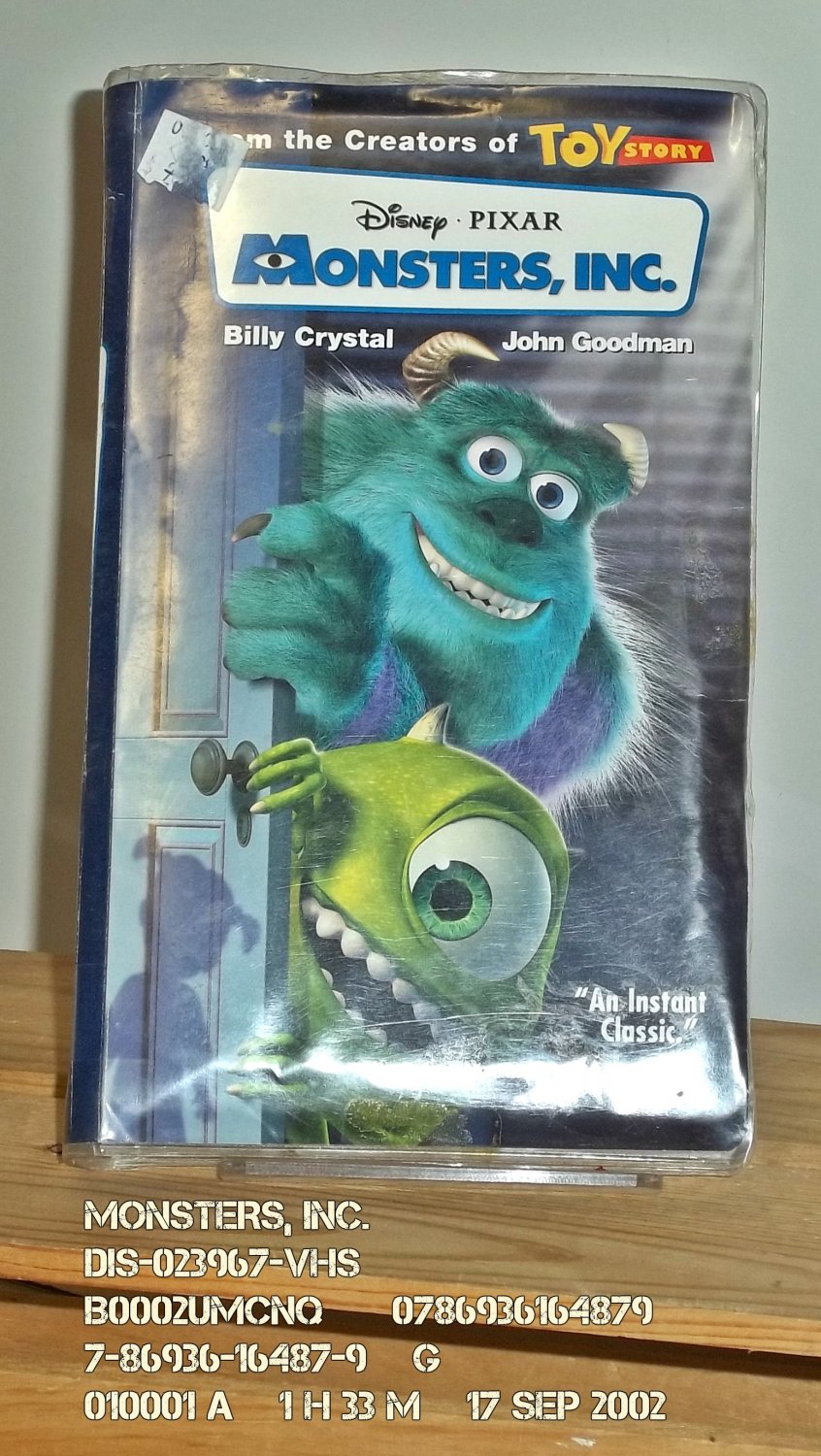 VHS - MONSTERS, INC.