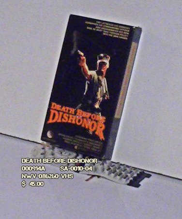 VHS - DEATH BEFORE DISHONOR