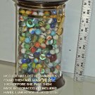 MARBLES IN A TOBACCO JAR