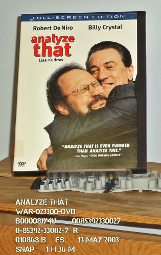 DVD - ANALYZE THAT   FS