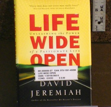 BOOK - LIFE WIDE OPEN