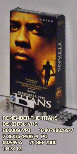 VHS - REMEMBER THE TITANS