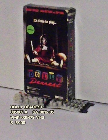 VHS - DOLLY DEAREST