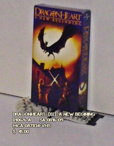 VHS - DRAGONHEART  (02)  A NEW BEGINING
