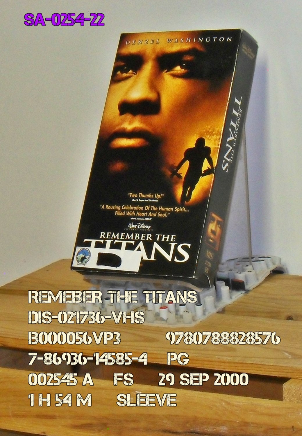 VHS REMEMBER THE TITANS