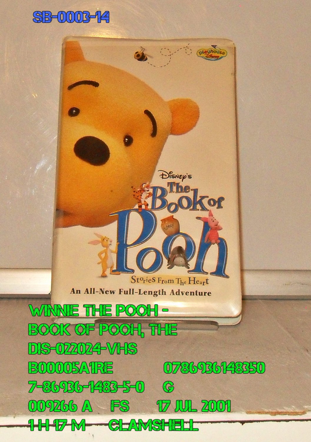 Vhs Winnie The Pooh Book Of