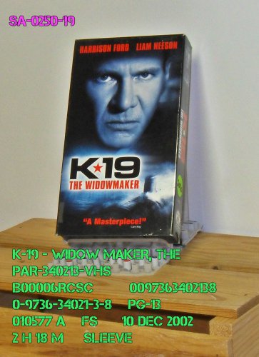 VHS - K-19 - WIDOW MAKER, THE