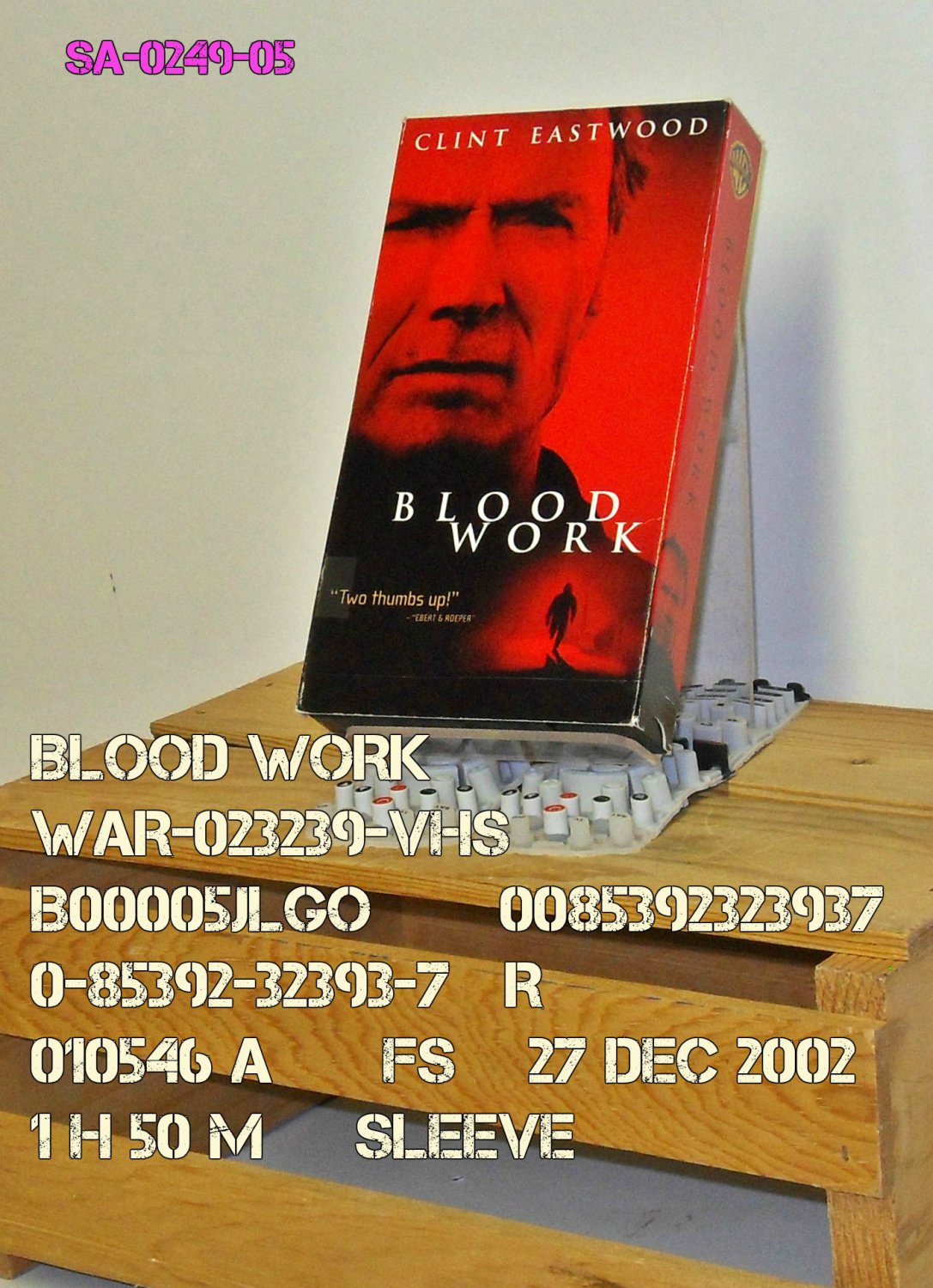 VHS - BLOOD WORK