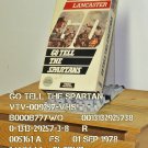 VHS - GO TELL THE SPARTANS