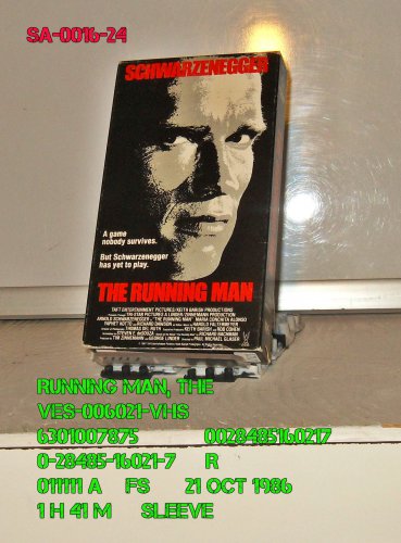 VHS - RUNNING MAN, THE