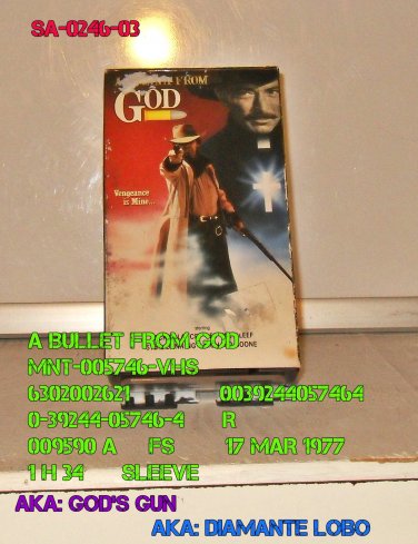 VHS - A BULLET FROM GOD