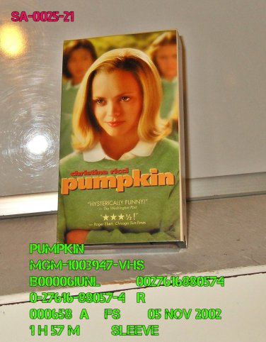 VHS - PUMPKIN