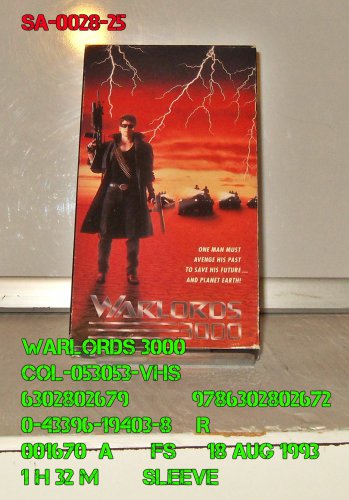VHS - WARLORDS 3000