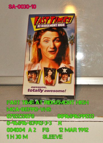 VHS - FAST TIME AT RIDGEMONT HIGH