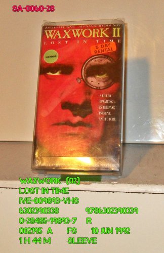 VHS - WAXWORK  (02)  LOST IN TIME