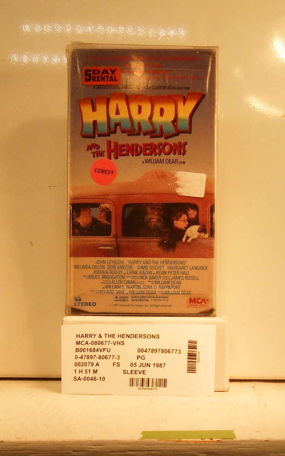 VHS - HARRY AND THE HENDERSONS