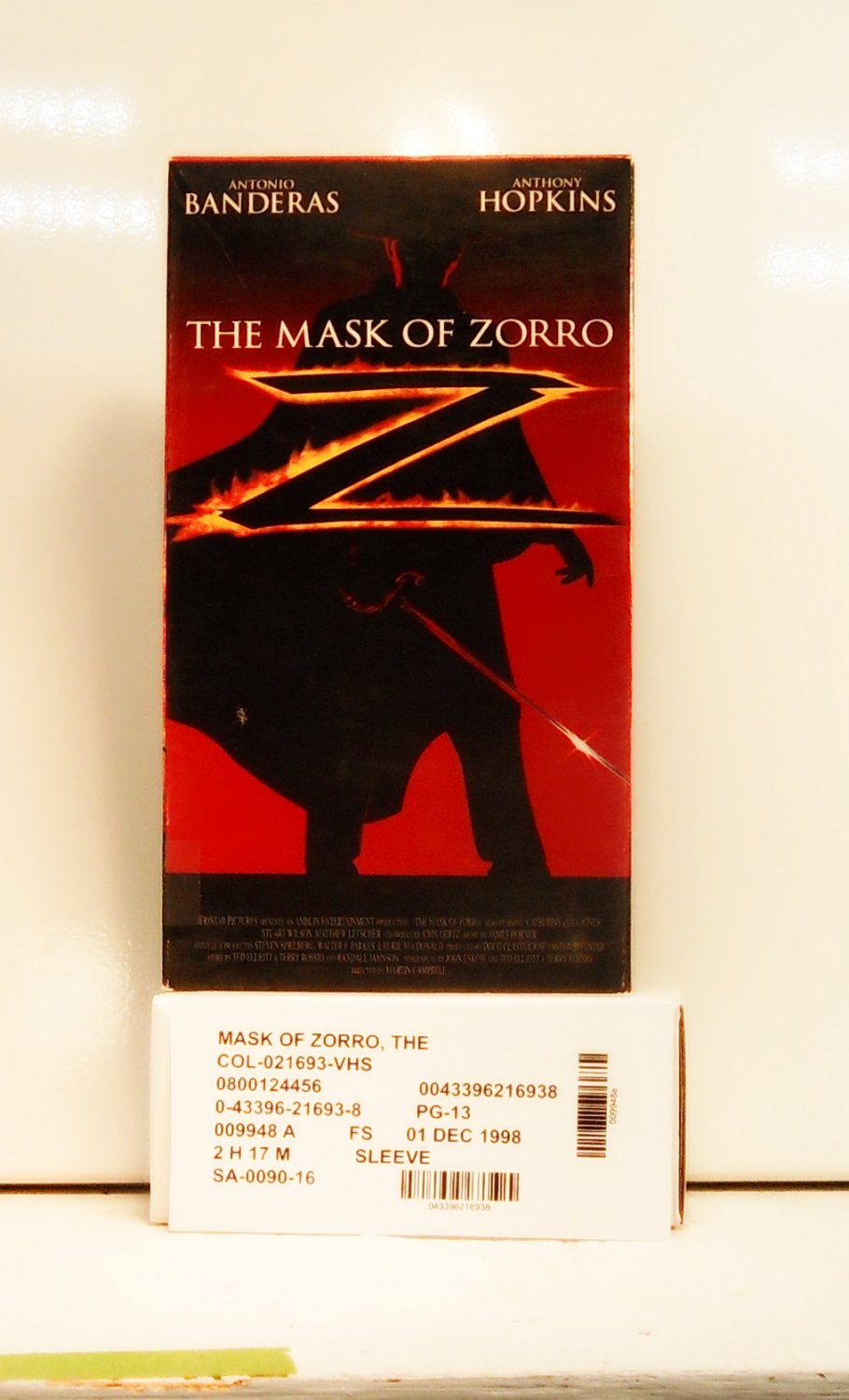 VHS - MASK OF ZORRO, THE