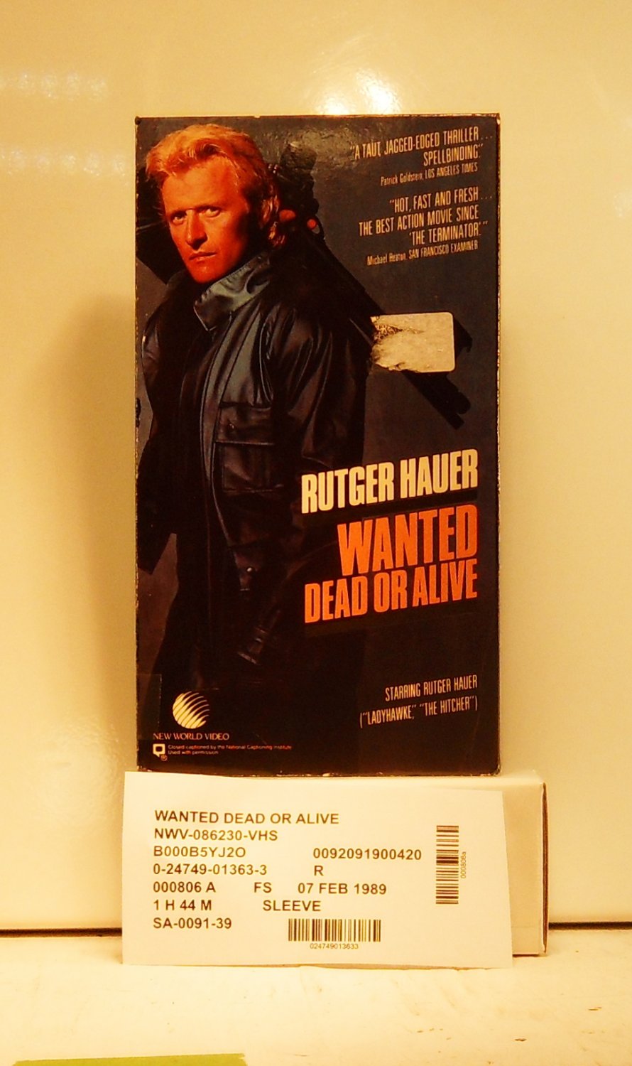 VHS WANTED DEAD OR ALIVE