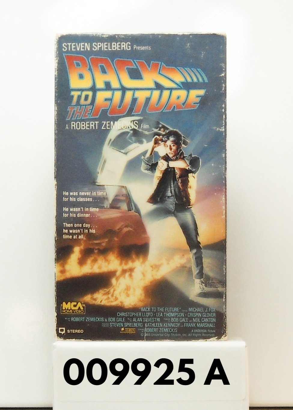 VHS BACK TO THE FUTURE