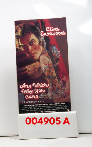 VHS - ANY WHICH WAY YOU CAN