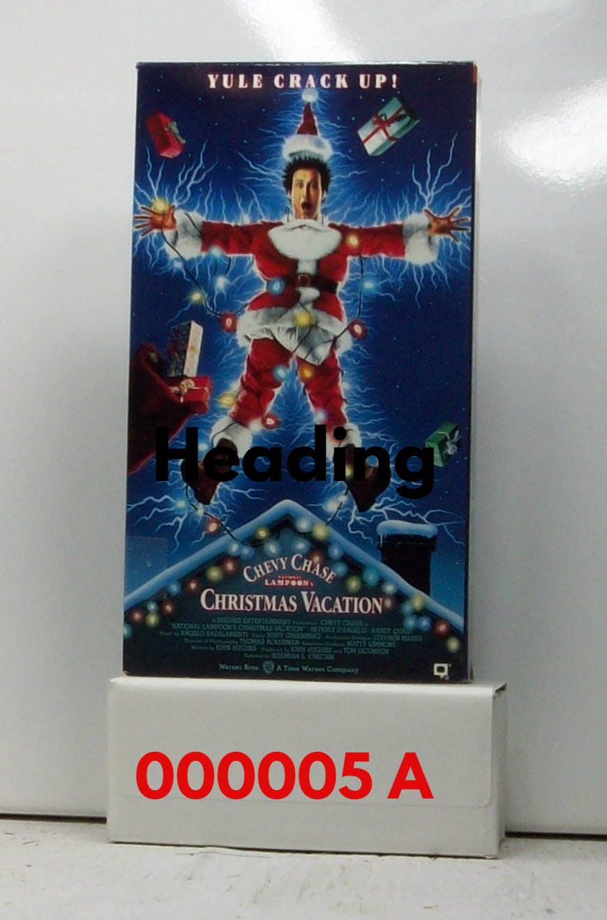 VHS NAT LAMP CHRISTMAS VACTION