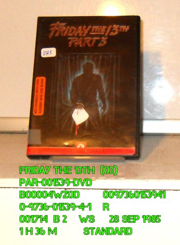 DVD - FRIDAY THE 13th  (03)