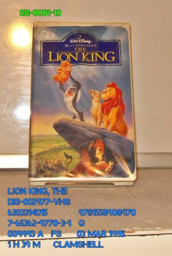 VHS - LION KING