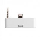 30 pin to Lightning 8 pin Adapter + Audio Output 3.5mm for the Apple iPhone 5