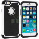 Apple iPhone 6 (4.7) Hybrid Shockproof Case Cover Accessory Matte - White