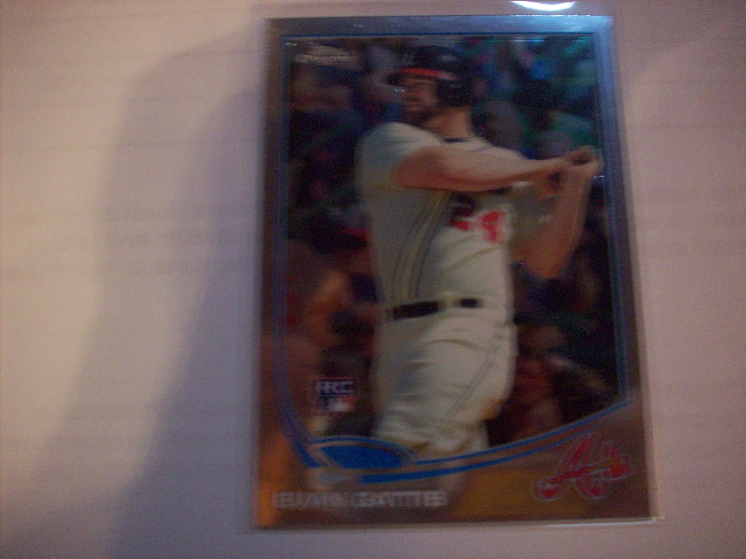 Evan Gattis 2013 Topps Chrome Rookie Card #148