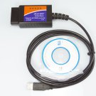 ELM327 Scanner Software USB Plastic with FT232RL Chip