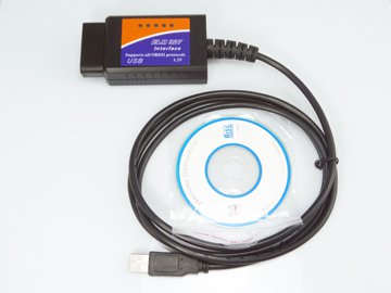 ELM327 Scanner Software USB Plastic with FT232RL Chip