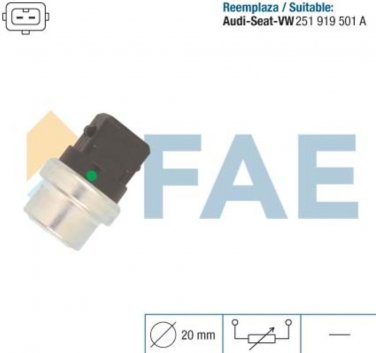 33620 temperature sensor AUDI FORD SEAT VW POLO 251919501A 251919501D