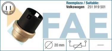 33610 temperature sensor VW GOLF JETTA PASSAT POLO 251919501